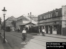 H.C. Ørsteds Vej lige numre, set fra Gammel Kongevej september 1913.jpg